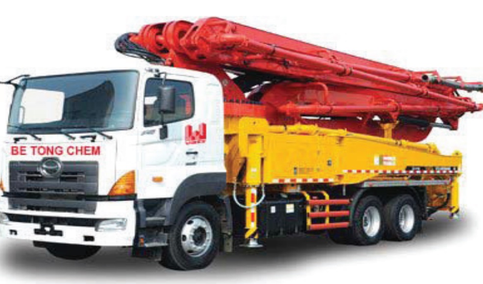 và Đội xe bơm bê tông